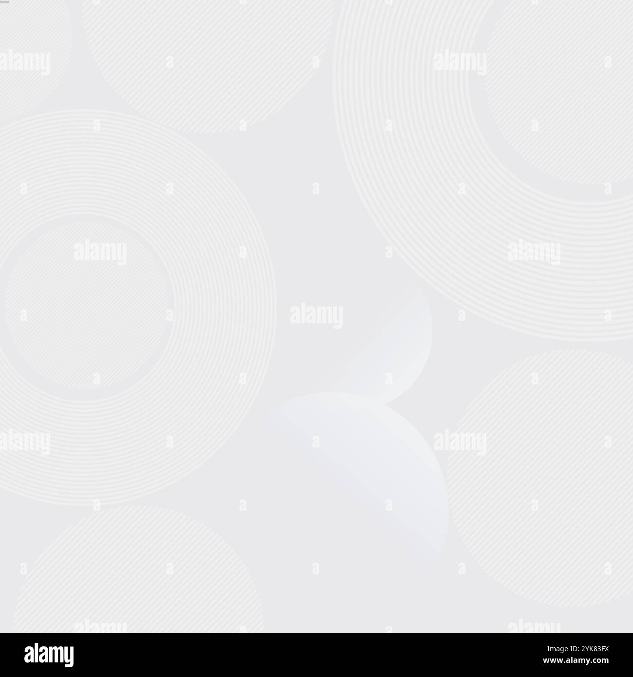 Vector white geometric abstract texture overlap layer on bright space. Lines effect decoration for banner. Graphic design circles elements. Stock Vector