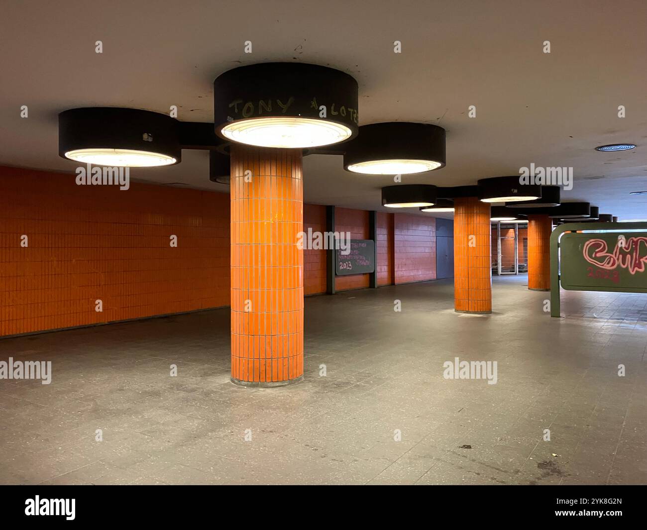The Messedamm Underpass near the ICC (Internationales Congress Centrum). Westend, Charlottenburg-Wilmersdorf. Berlin, Germany. 5th October 2023. - Smartphone Captured Stock Image