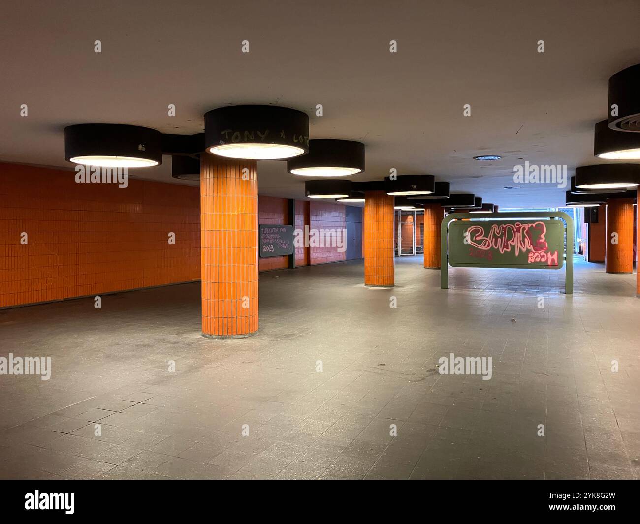 The Messedamm Underpass near the ICC (Internationales Congress Centrum). Westend, Charlottenburg-Wilmersdorf. Berlin, Germany. 5th October 2023. - Smartphone Captured Stock Image