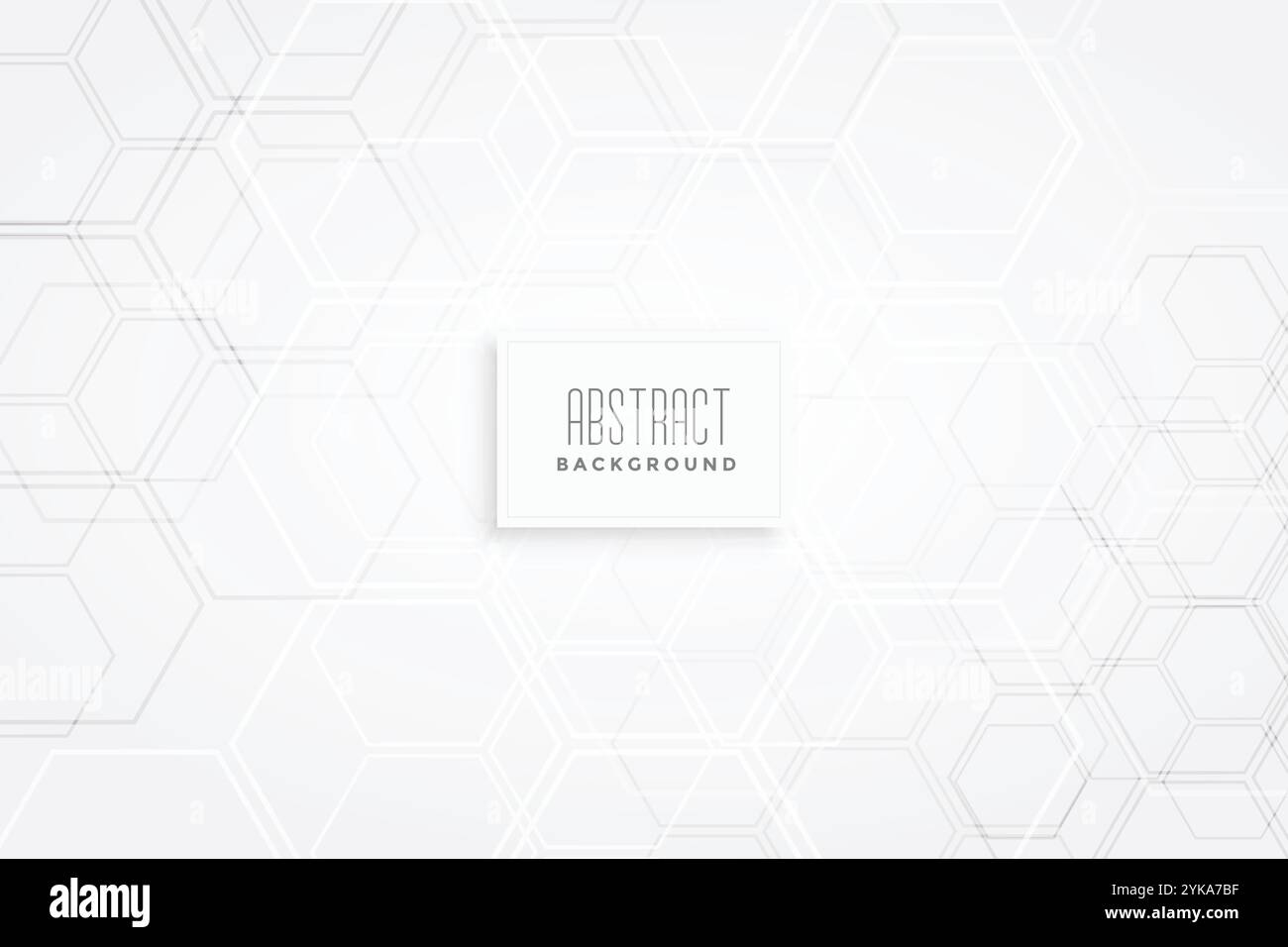Minimal hexagonal white pattern hi-res stock photography and images - Alamy