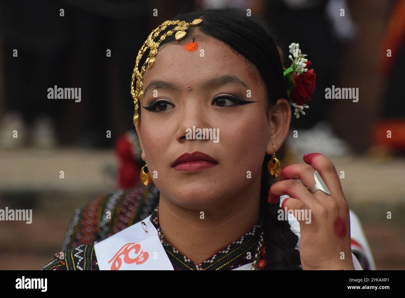 Newari Girl - Nepal Stock Photo