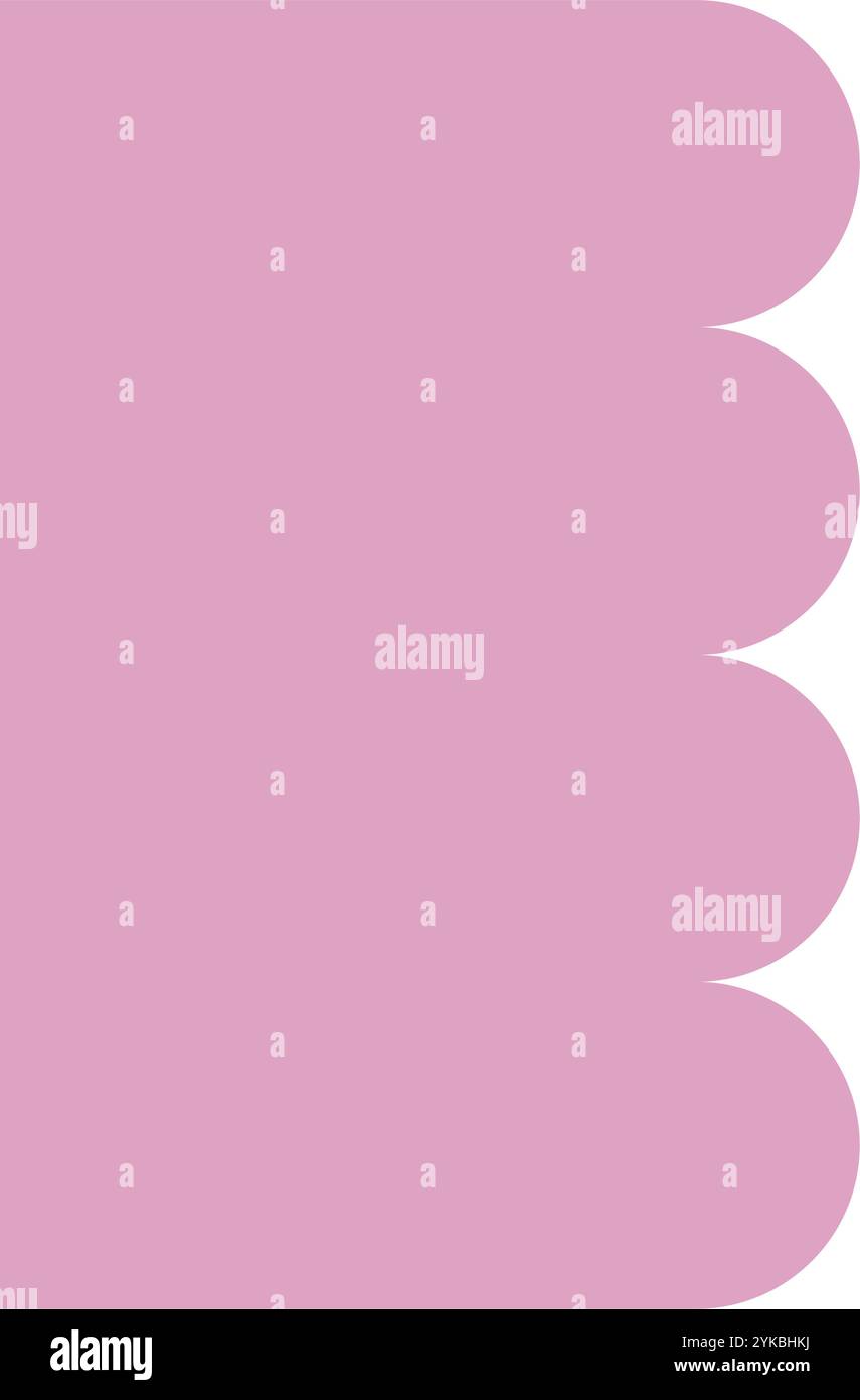 pink rounded border geometric shape Stock Vector Image & Art - Alamy