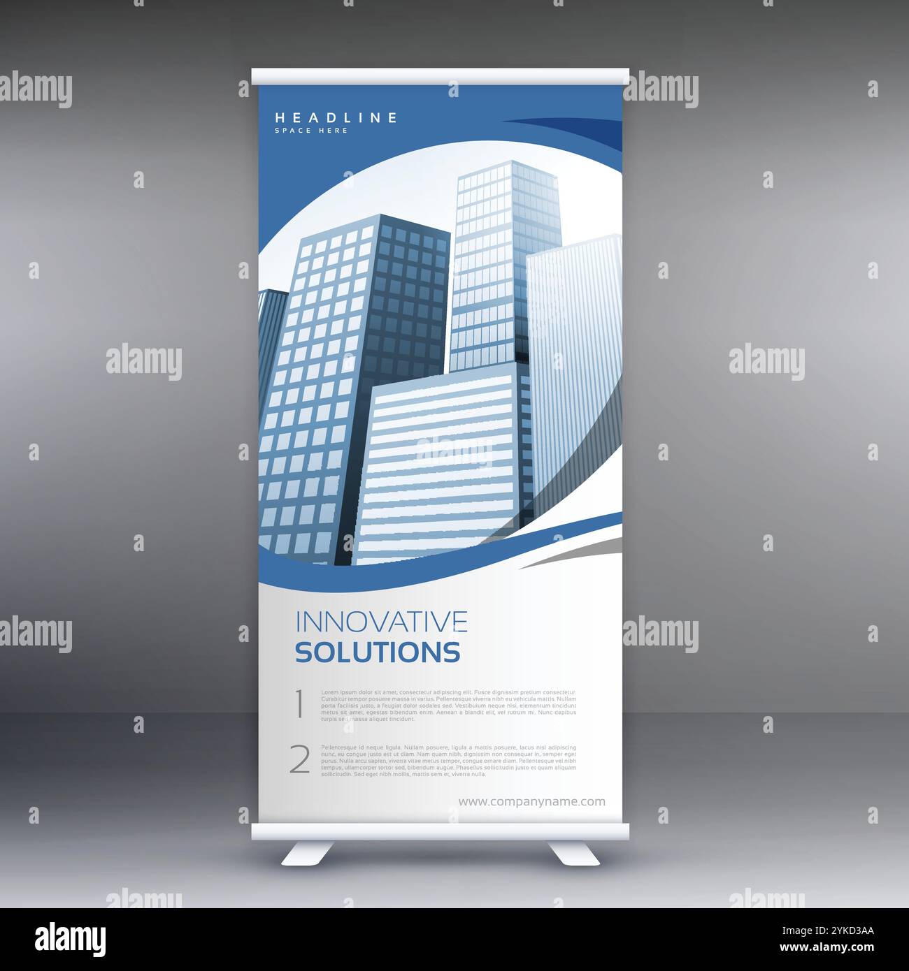 Vertical retractable banner hi-res stock photography and images - Alamy