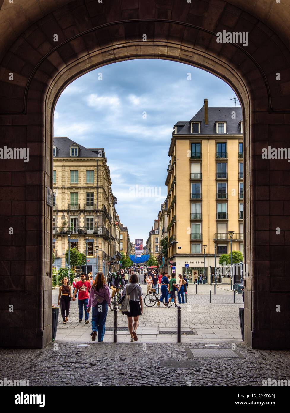 Bustling street scene showcasing hi-res stock photography and images ...