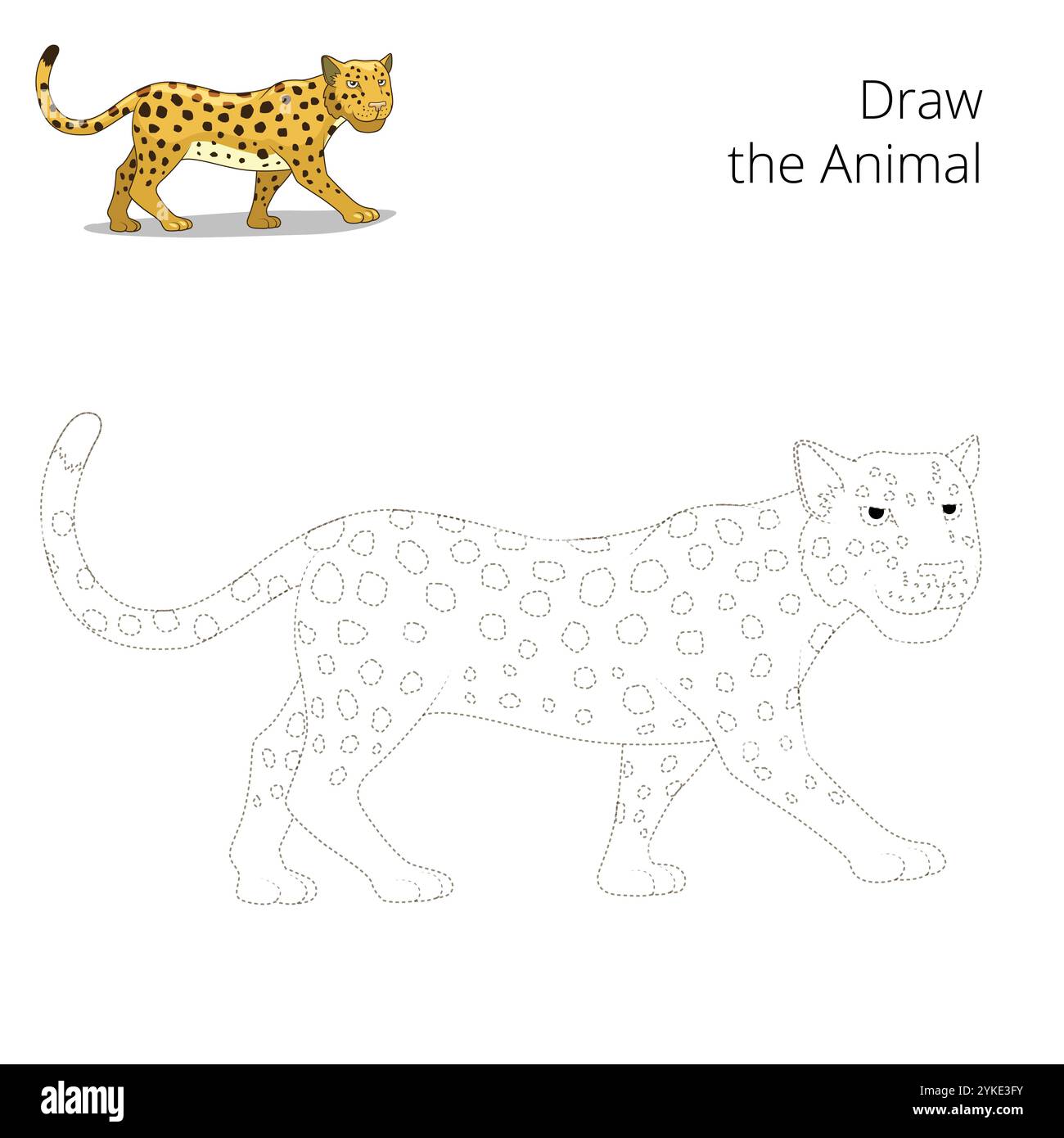 Draw leopard hi-res stock photography and images - Alamy