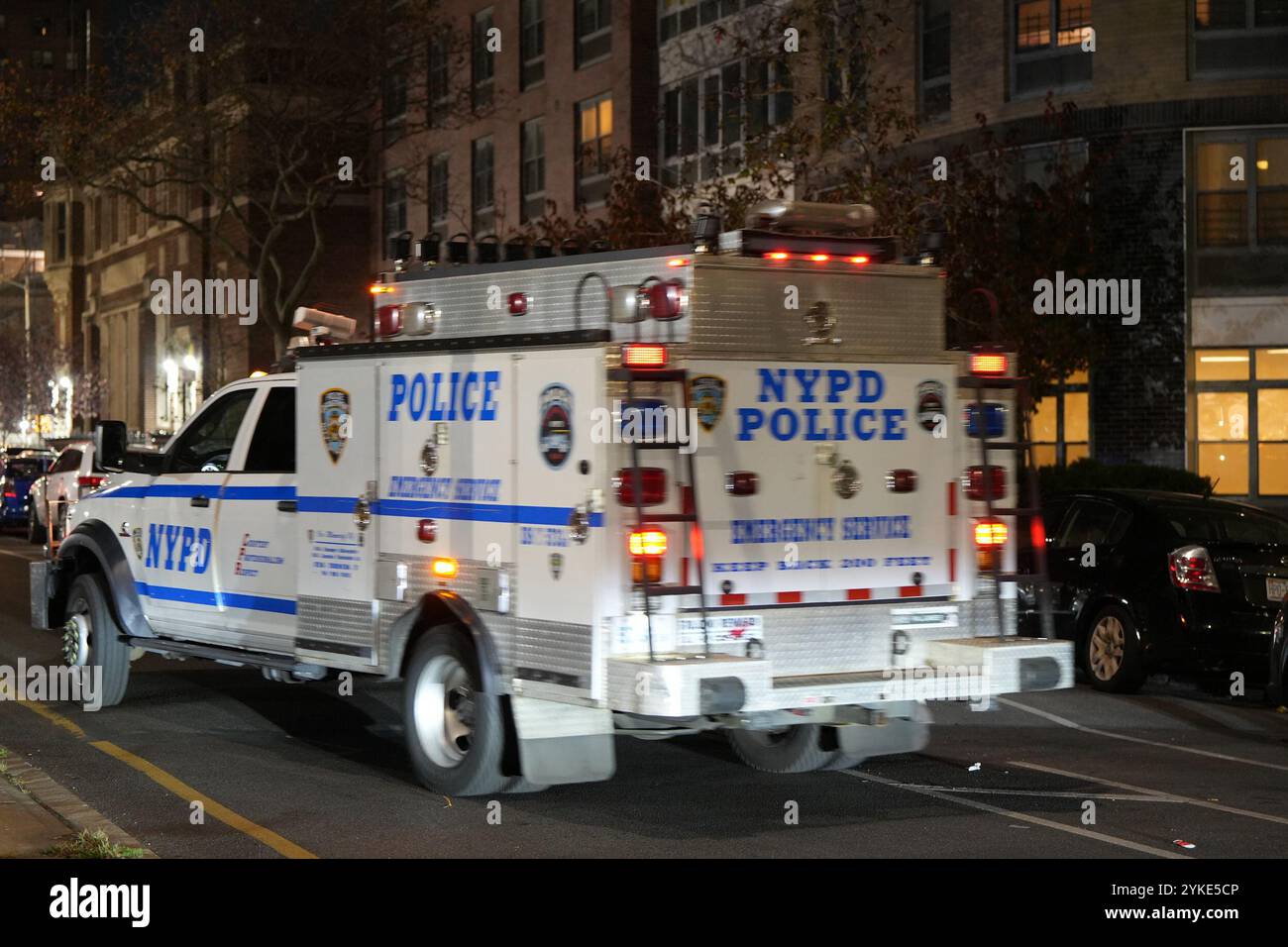 Brooklyn, New York, Deer. 18th Nov, 2024. (new) 28-year-old man shot in the leg at 345 livonia avenue in the brownsville section of brooklyn. November 17, 2024, brooklyn, new york, usa: at approximately 9:56 p.m., sunday evening a 28-year-old man was shot in the leg. No suspects are in custody at this time. (Credit Image: © Aleksandrs Gimburgs/TheNEWS2 via ZUMA Press Wire) EDITORIAL USAGE ONLY! Not for Commercial USAGE! Stock Photo