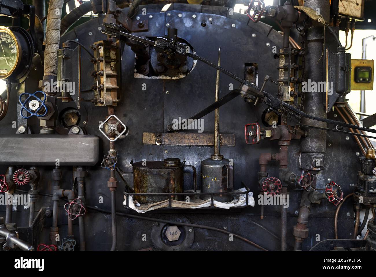 The heart of a Steam Engine Stock Photo