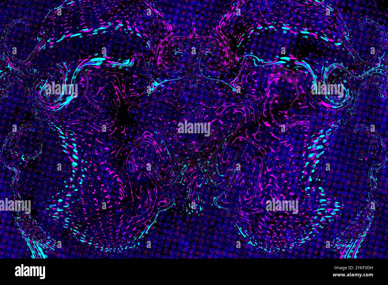 This illustration features a mesmerizing array of swirling patterns and ... image.