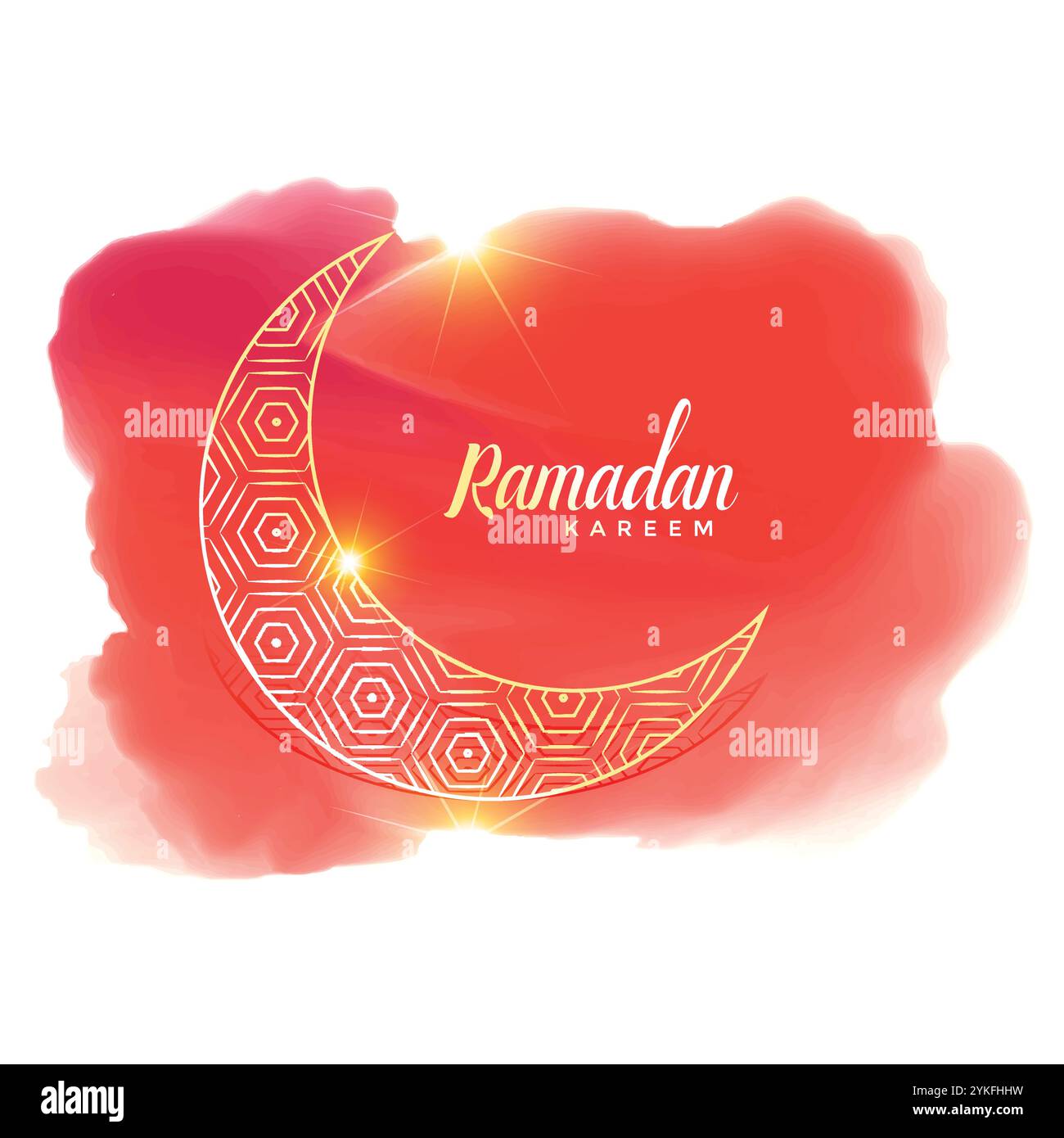 Watercolor moon Stock Vector Images - Alamy