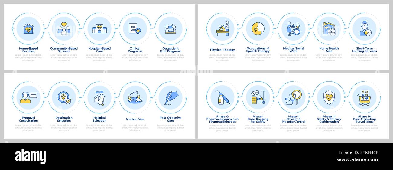 Medical service infographics set Stock Vector Image & Art - Alamy