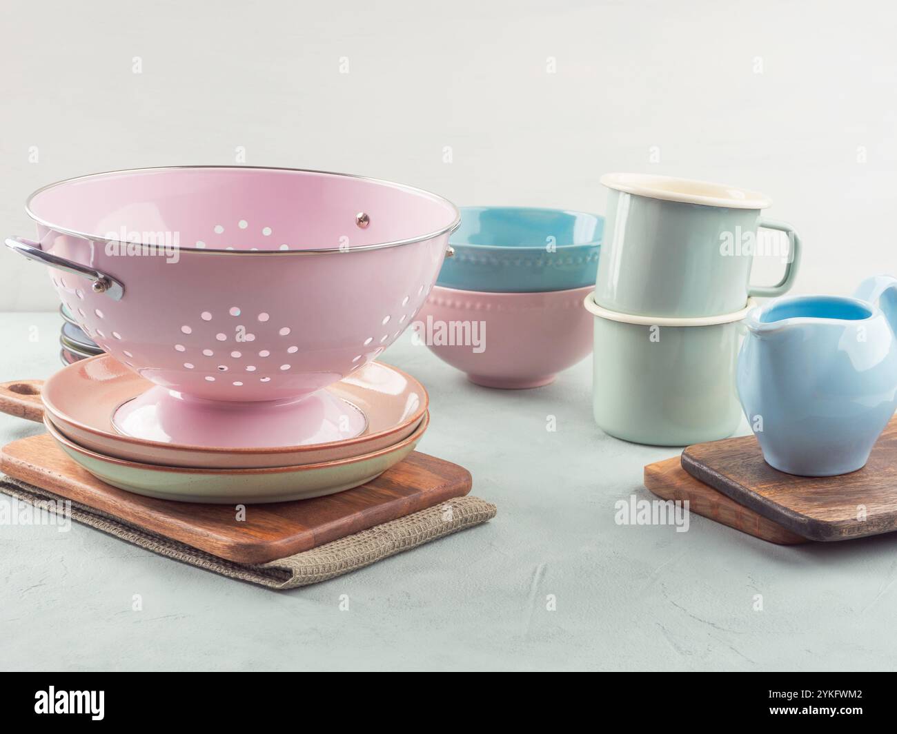 Bowls different cooking utensils hi-res stock photography and images ...