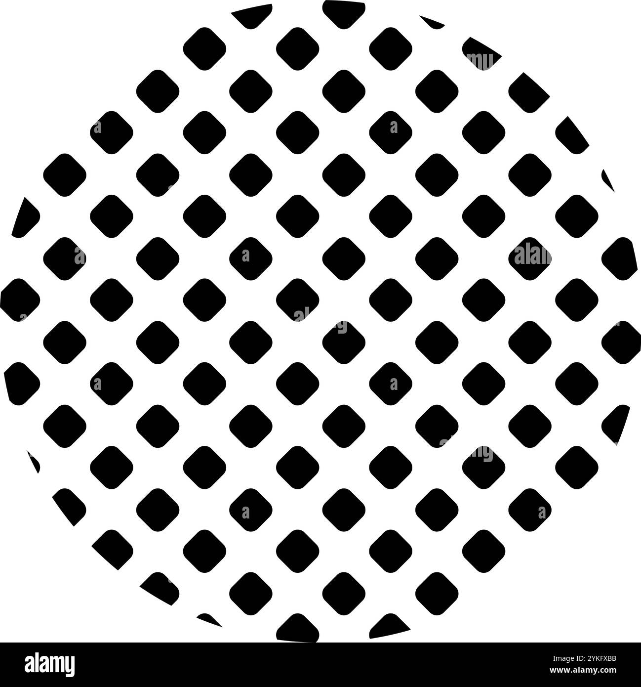 Chinese circle with Asian pattern of square stamping form. Small elements created sense of flow movement within circular visual focus. Simple vector d Stock Vector