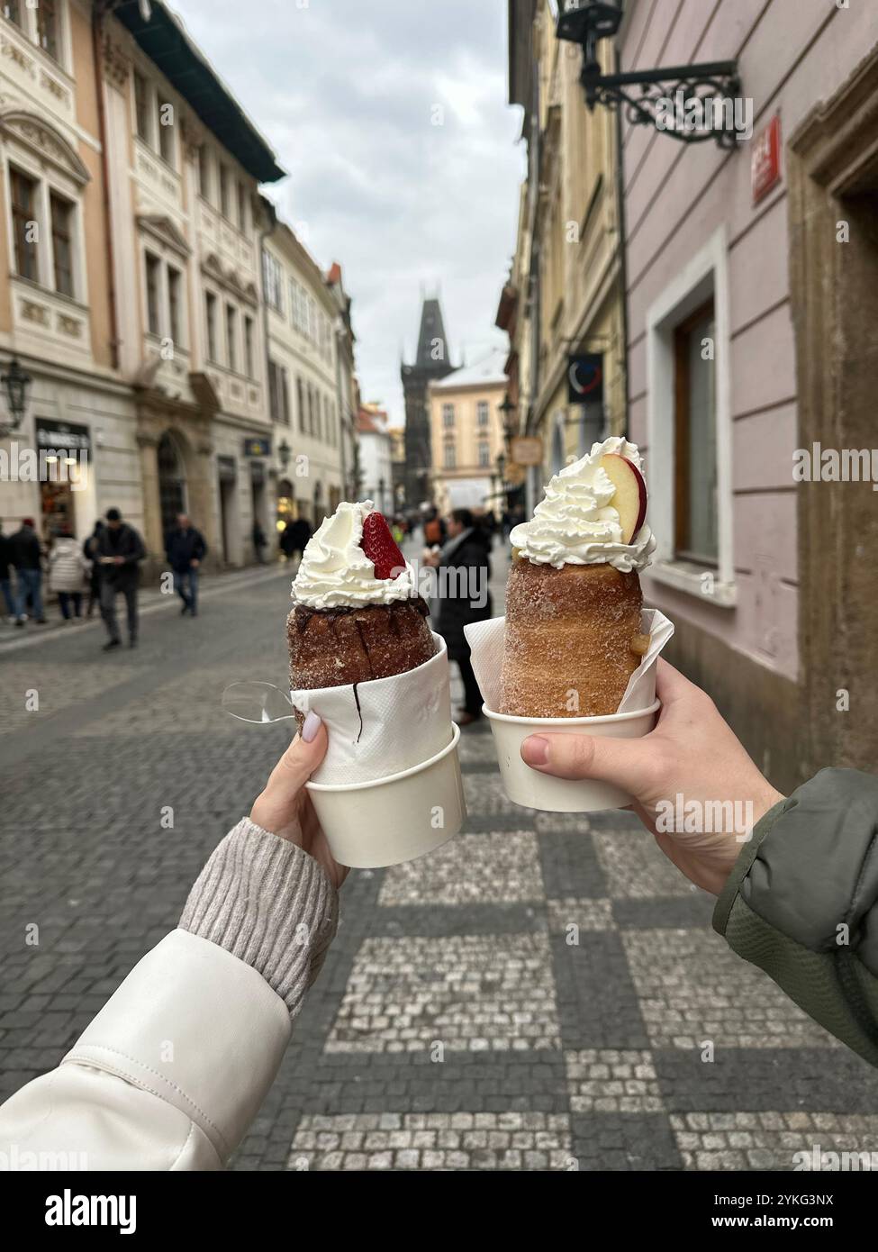 trdelnik - Smartphone Captured Stock Image