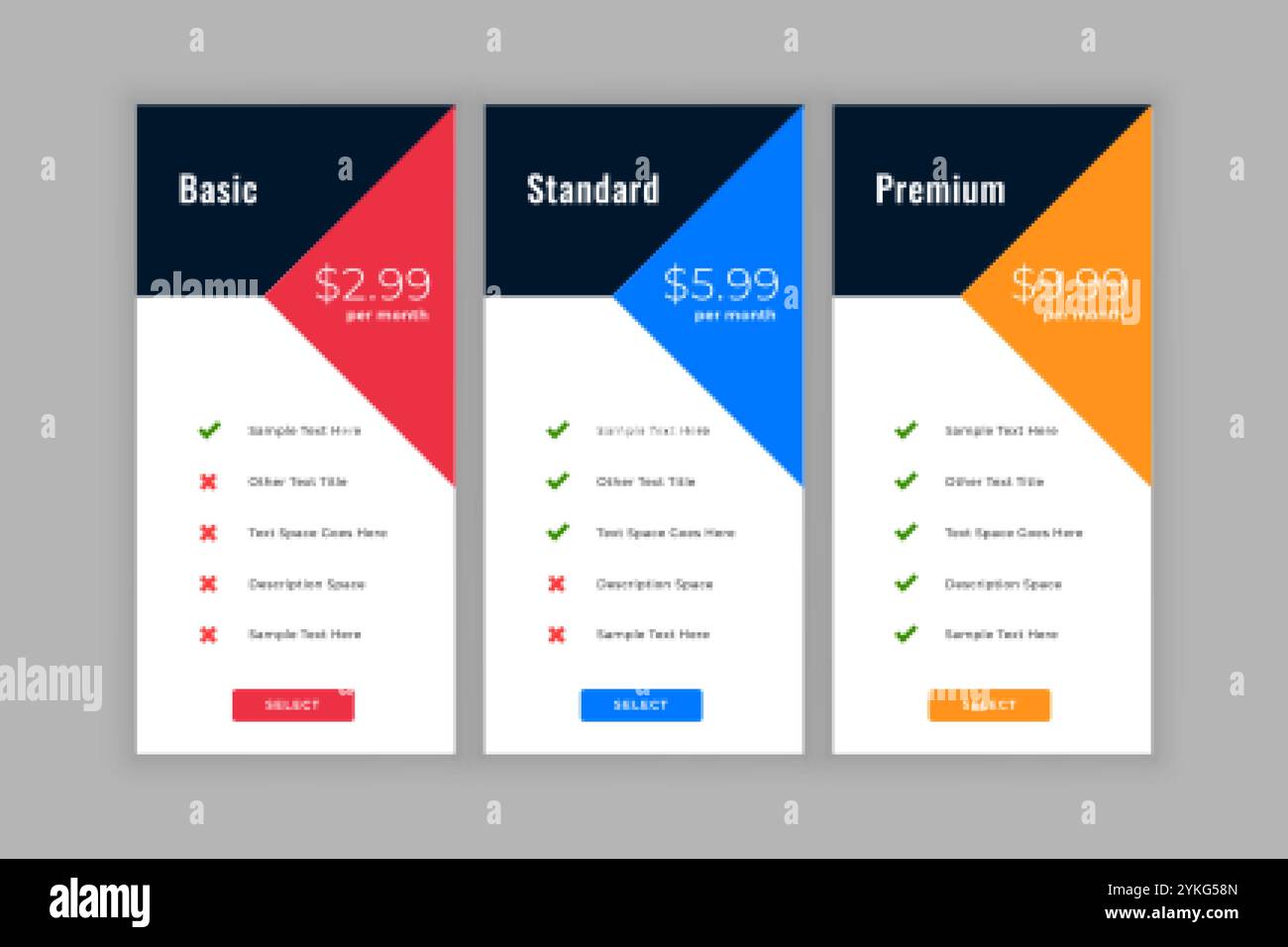 Price comparison chart hires stock photography and images Alamy