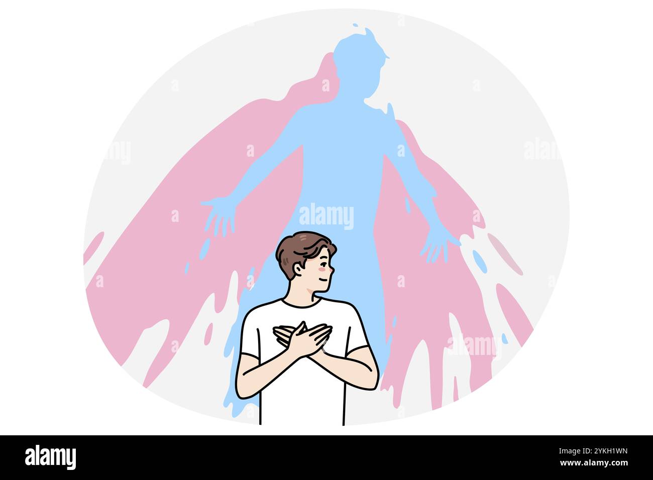 Very religious person Cut Out Stock Images Pictures Alamy