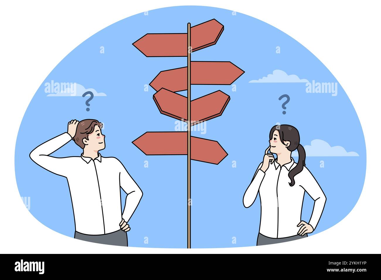 Contemplate decision Cut Out Stock Images Pictures Alamy