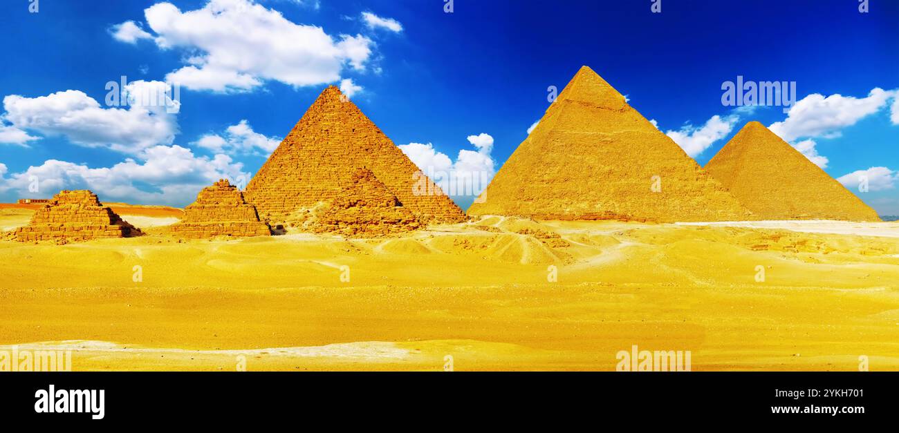 Great Pyramid , located at Giza Egypt Stock Photo - Alamy