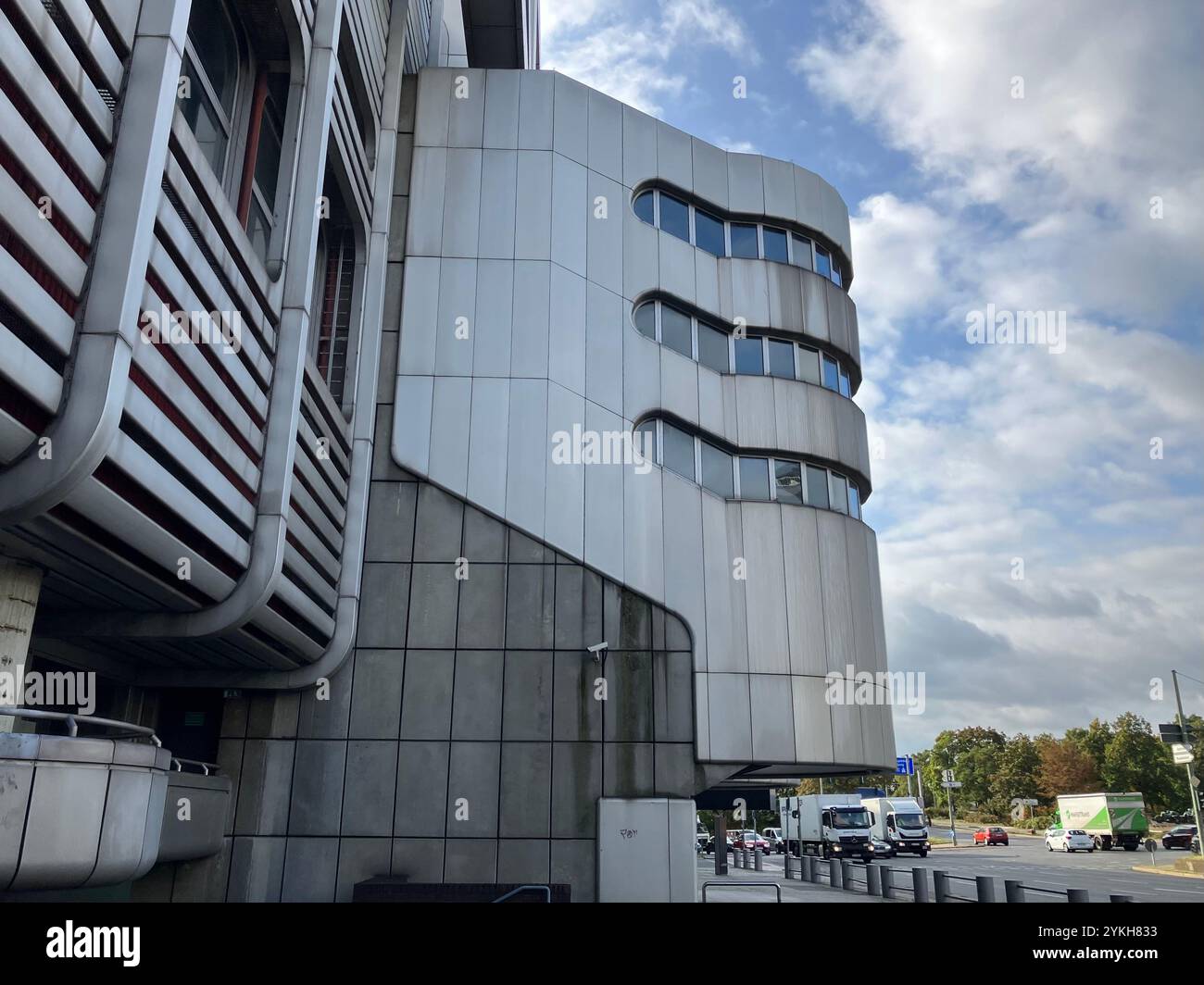 The ICC (Internationales Congress Centrum) in Berlin. Messedamm, Westend, Charlottenburg-Wilmersdorf, Germany, Berlin. 5th October 2023. - Smartphone Captured Stock Image