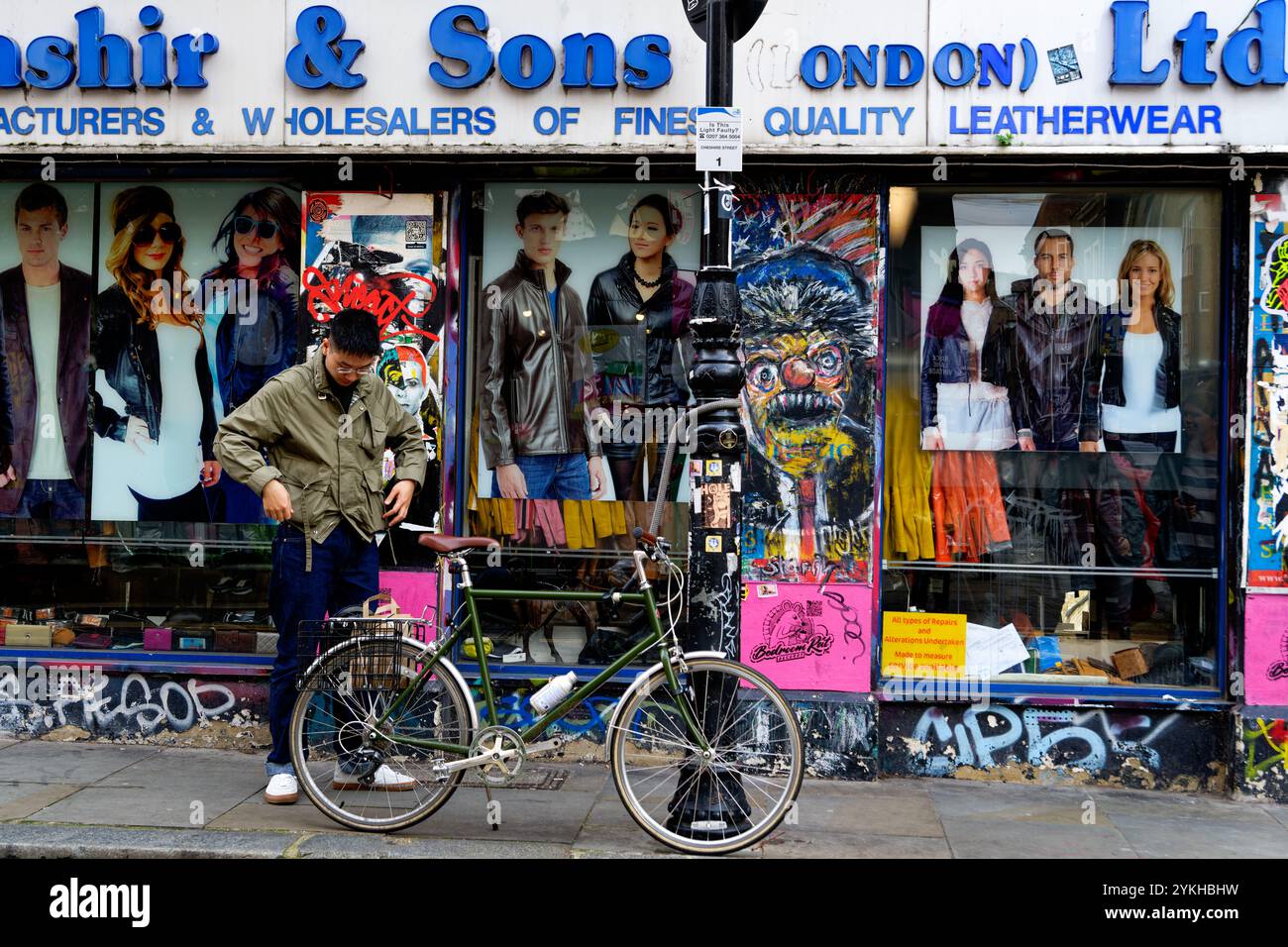 Street art along Brick Lane, London, showing the creativity and ...