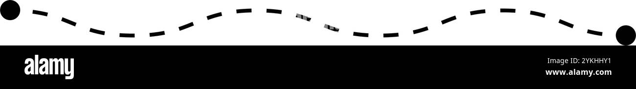 Tracing Line Worksheet Element For Kids Dotted Wave Line For Writing