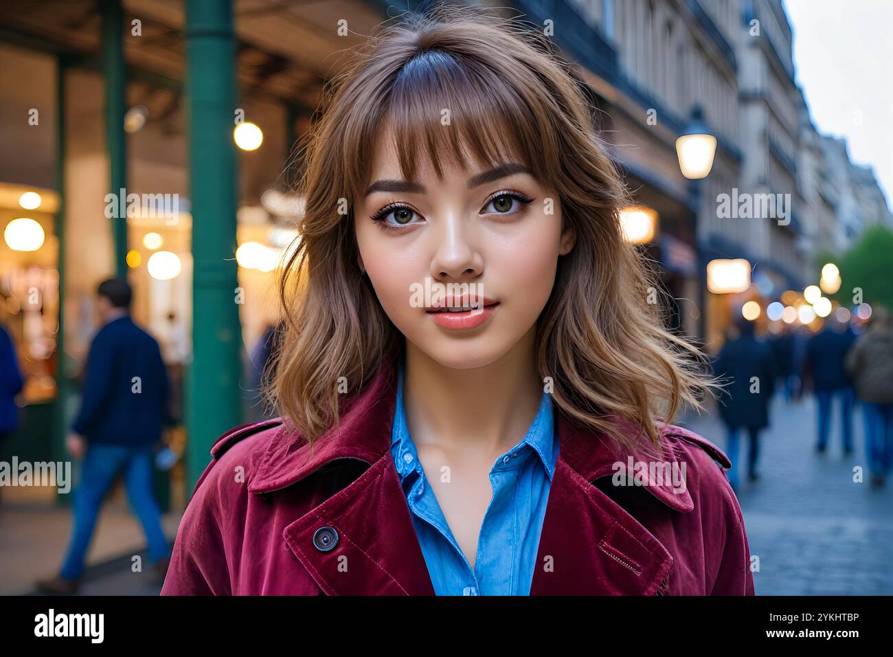 Portrait face asian woman hi-res stock photography and images - Alamy