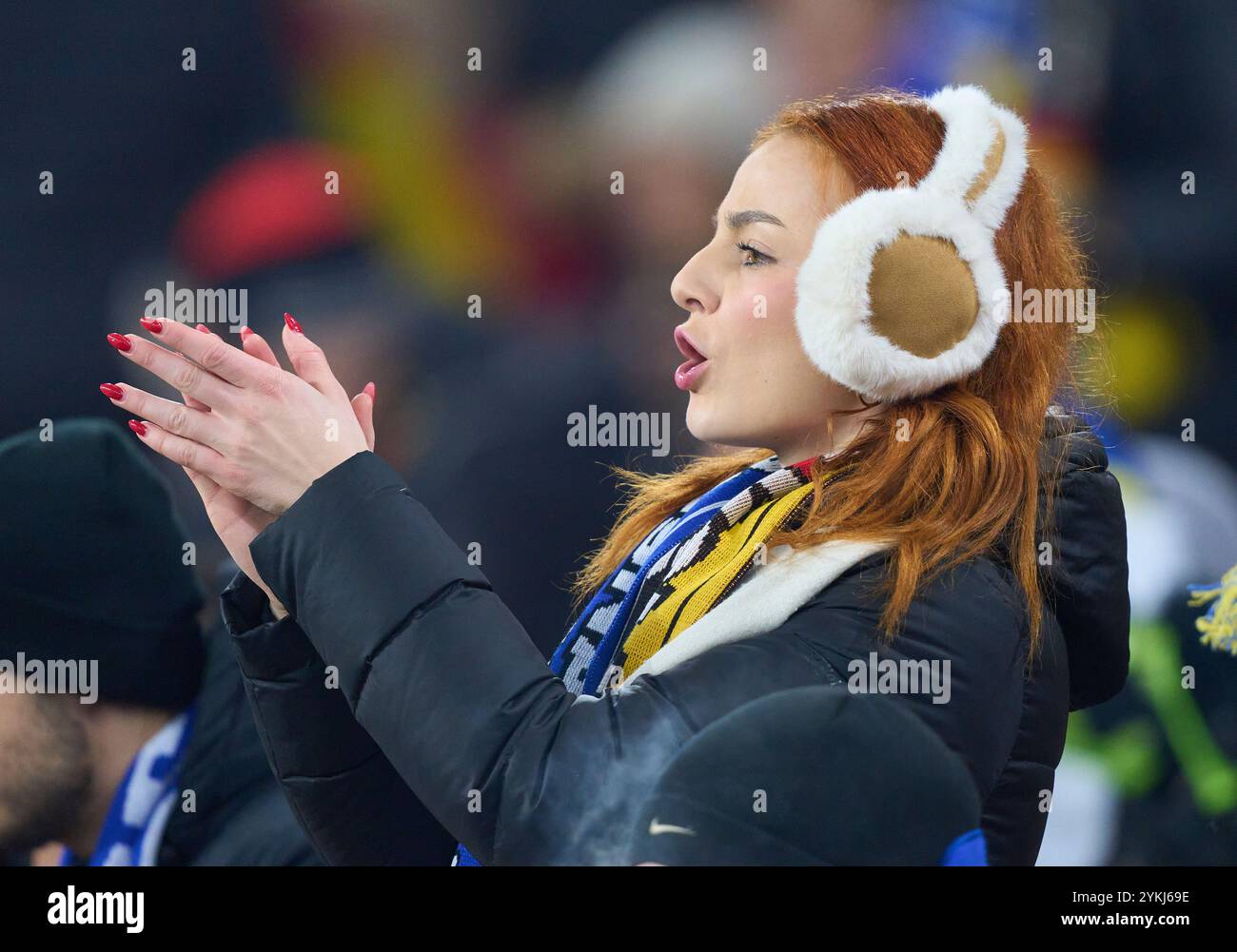 BOSNIA HERZEGOVINA fans in the UEFA Nations League 2024 match GERMANY