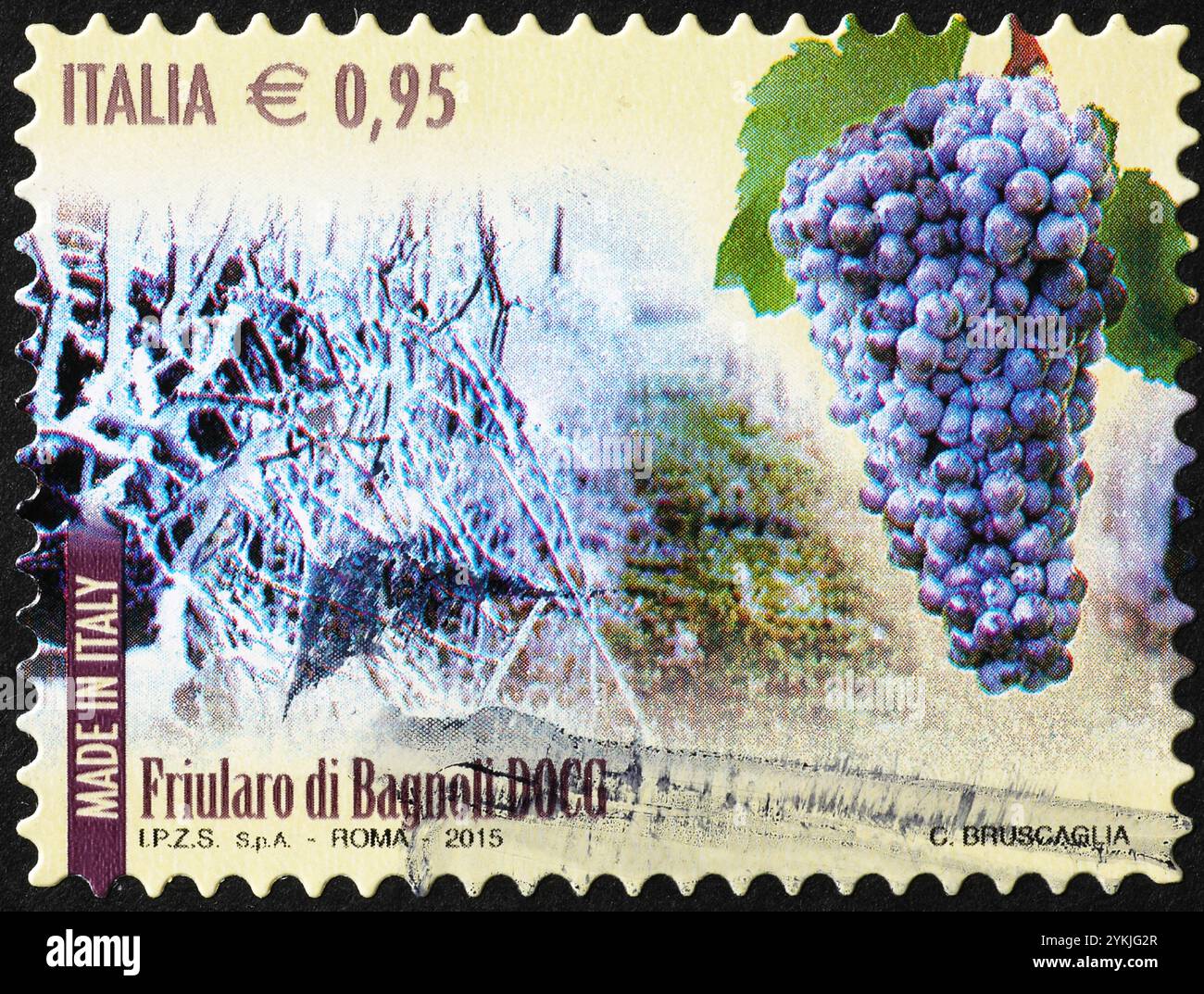 Italian red stamp hi-res stock photography and images - Alamy