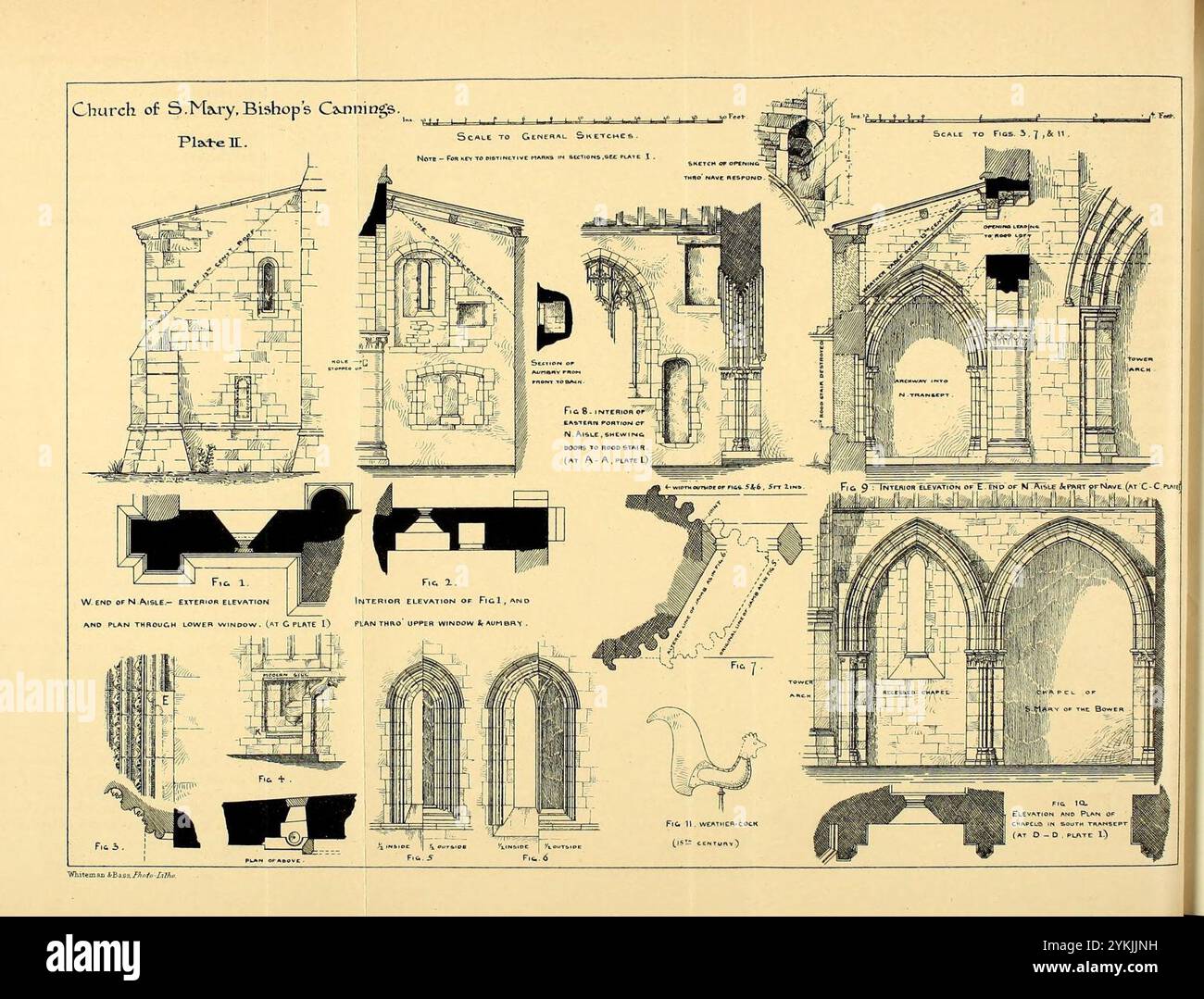 Bishops Cannings Church Wiltshirearchaeo2318godd 0025. Stock Photo