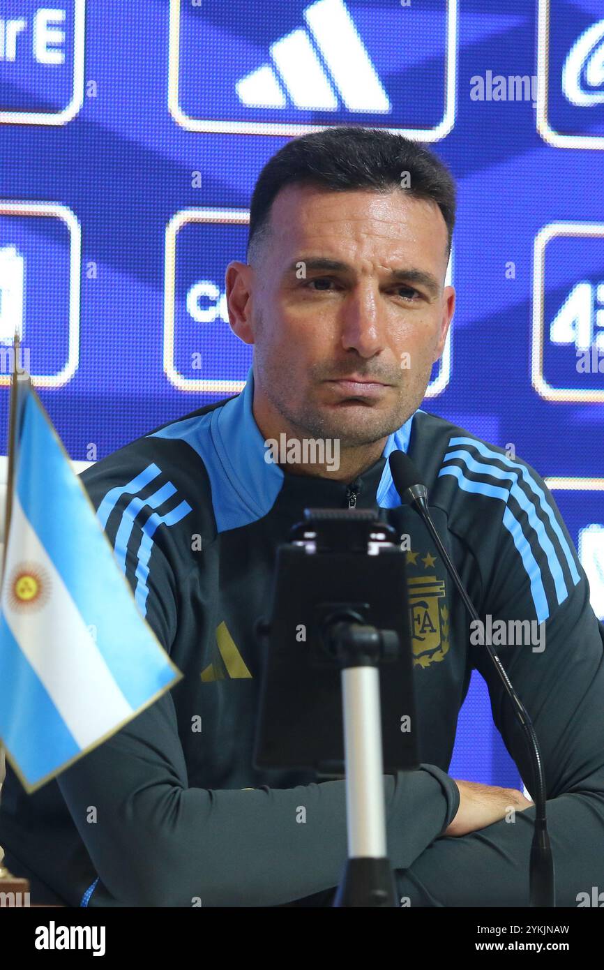 Argentina. 18th Nov, 2024. Buenos Aires, 18.11.2024: Lionel Scaloni