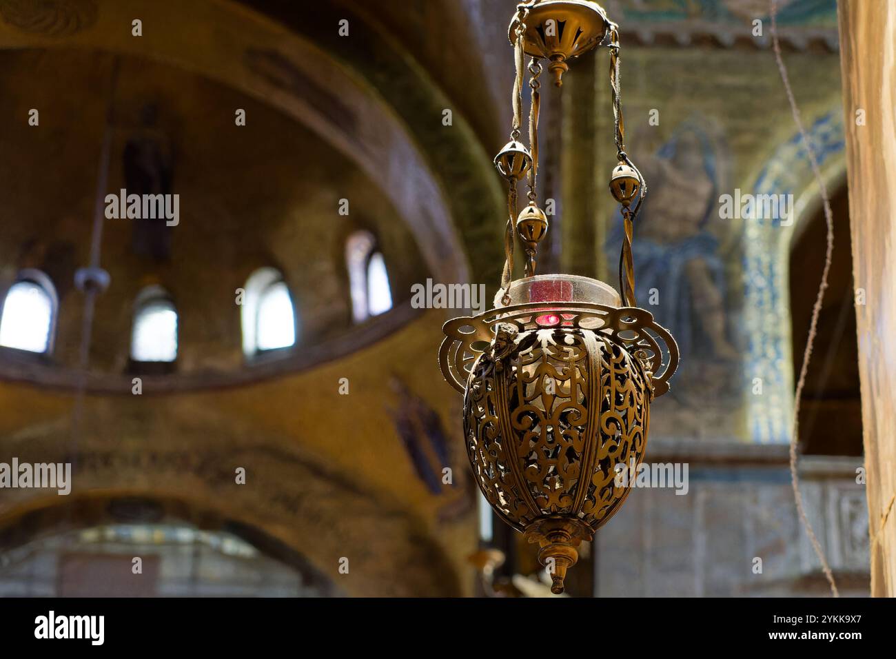 Brass hanging lamp hi-res stock photography and images - Alamy