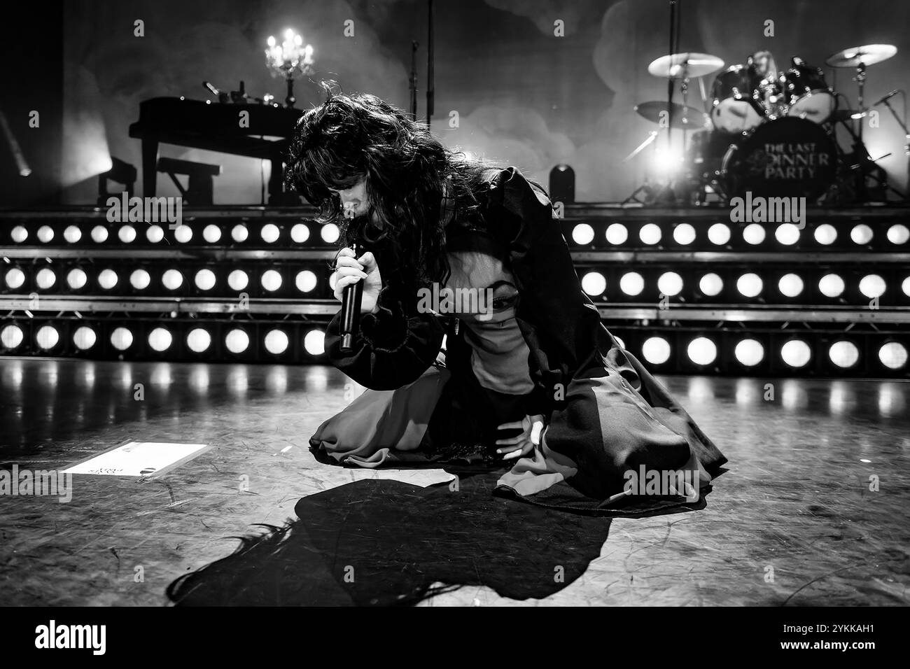 Perform London LONDON, ENGLAND: The Last Dinner Party perform at Hammersmith Apollo ...