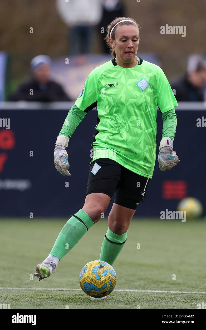 London City Lionessess' Grace Moloney in action during the FA Women's Championship match between Durham Women FC and London City Lionesses at Maiden Castle, Durham City on Sunday 17th November 2024. (Photo: Mark Fletcher | MI News) Credit: MI News & Sport /Alamy Live News Stock Photo