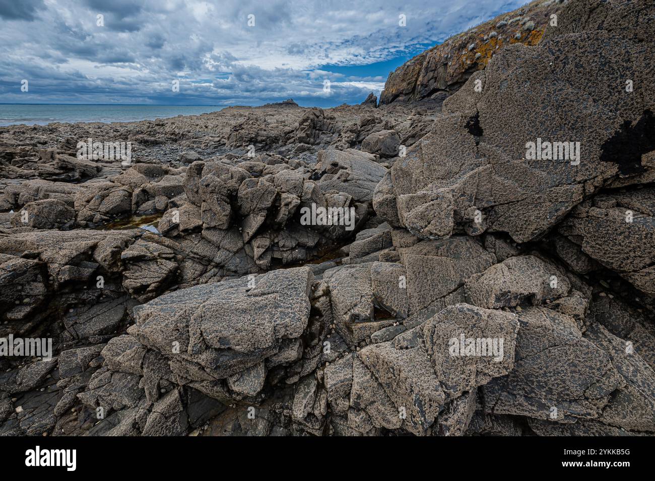 Plage de Caroual in Brittany, France Stock Photo - Alamy