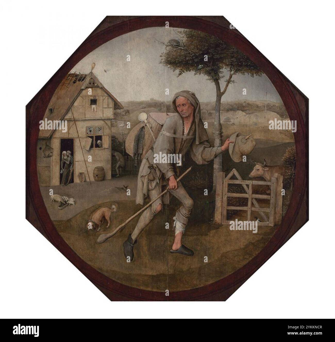 Bosch - The Pedlar, circa 1500 Stock Photo - Alamy