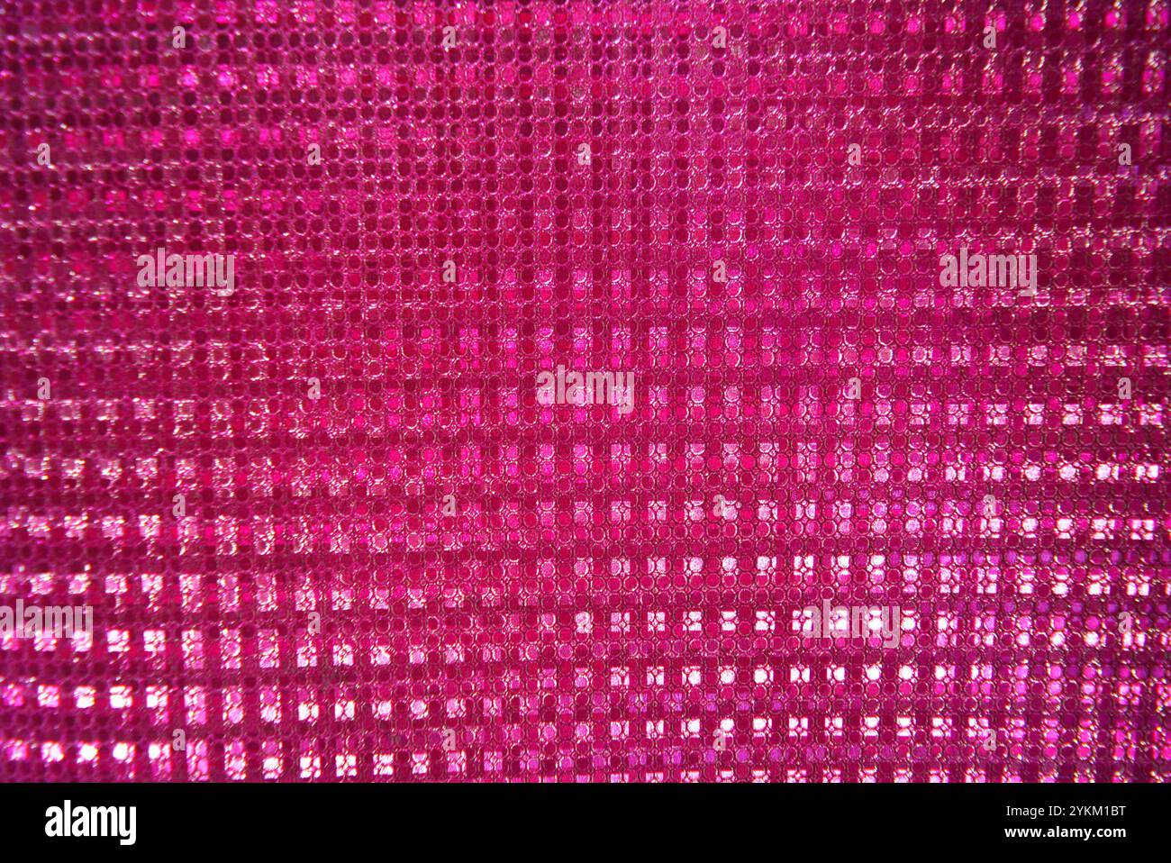 Unusual bright pink background with a hologram reflective effect, small ...