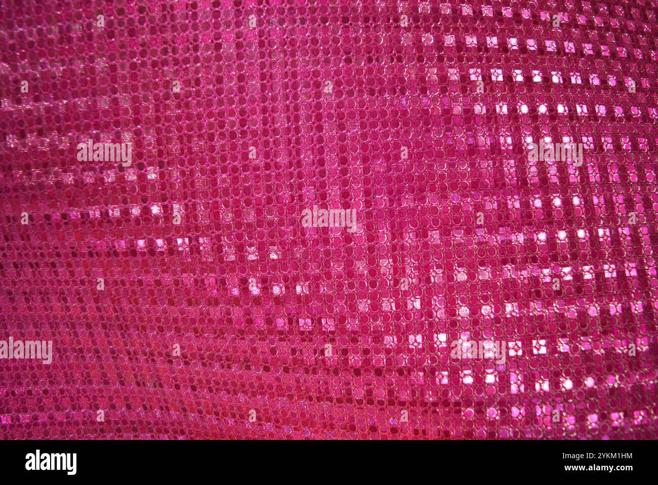 Unusual bright pink background with a hologram reflective effect, small ...