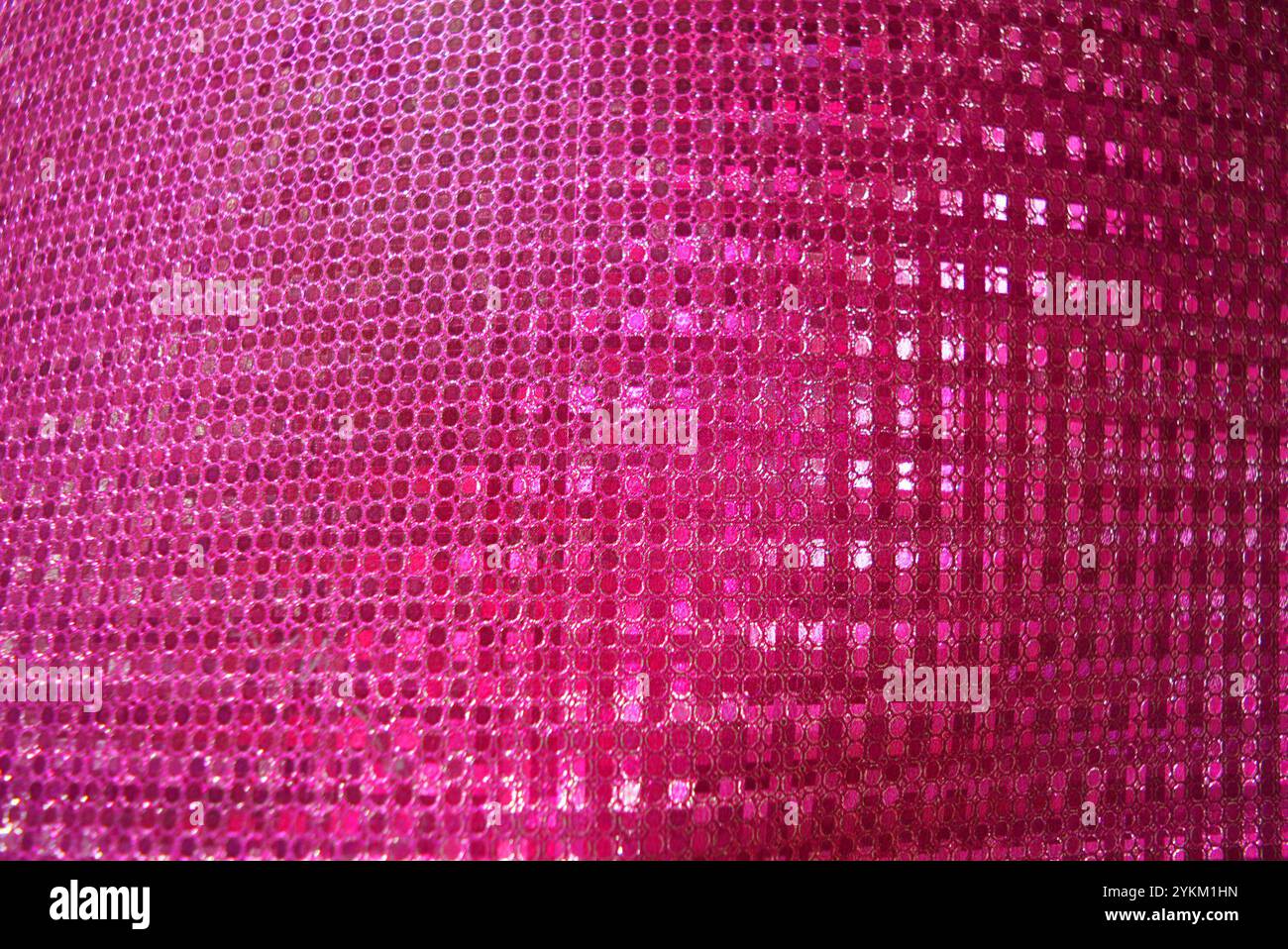 Unusual bright pink background with a hologram reflective effect, small ...