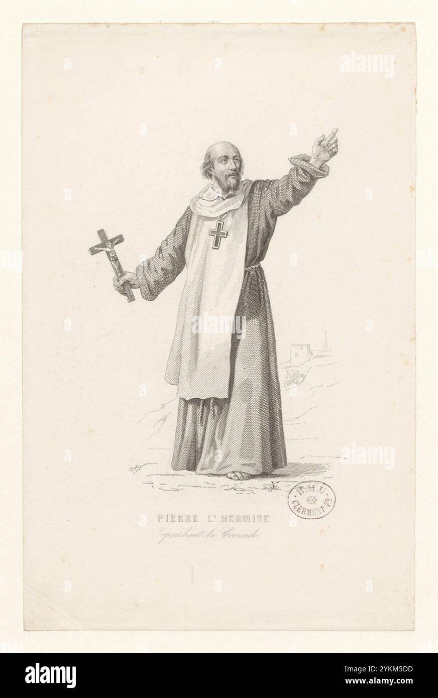 2197 - Pierre l'Hermite préchant la Croisade Stock Photo - Alamy
