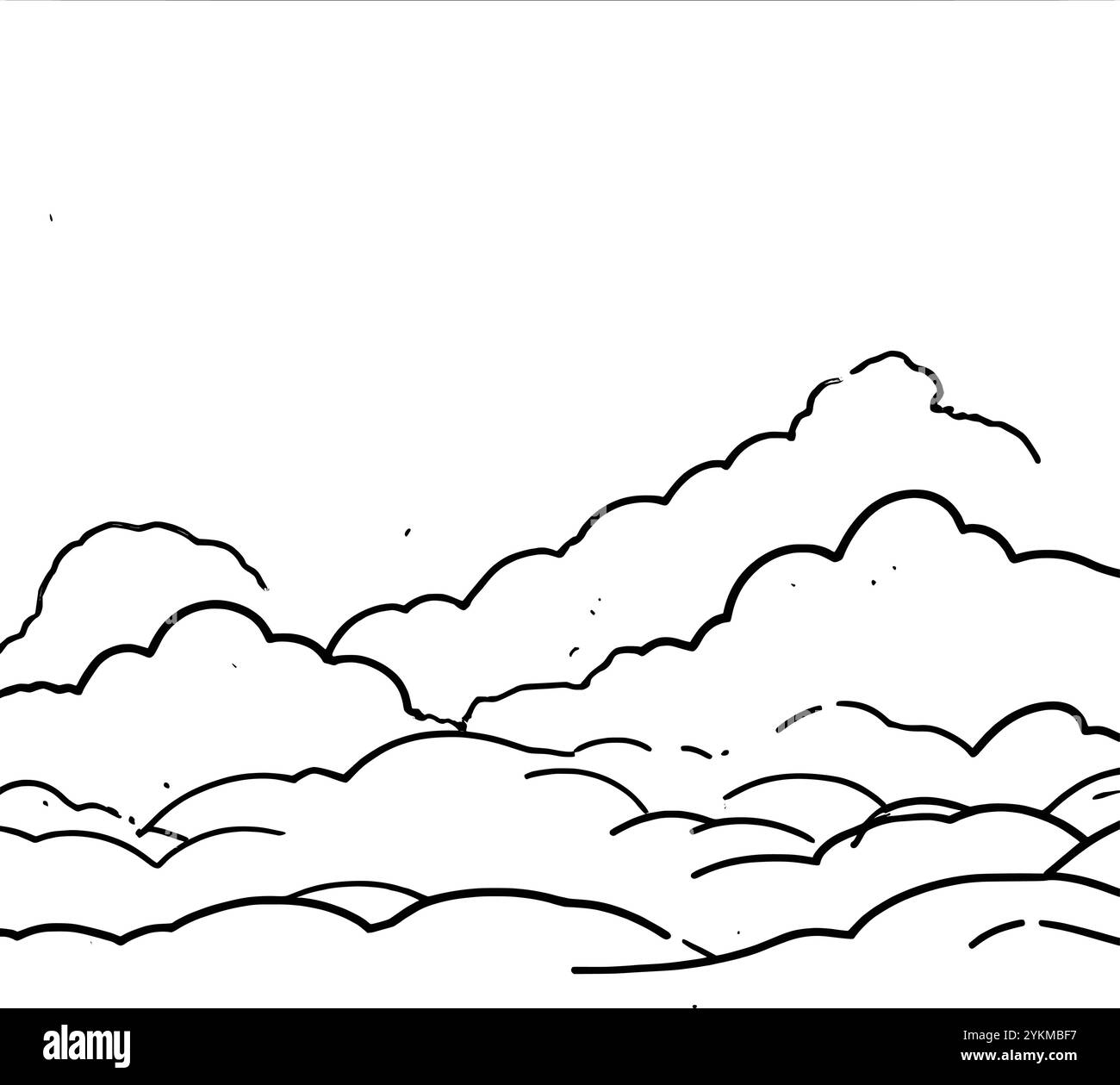 Rolling hills illustration Black and White Stock Photos & Images - Alamy