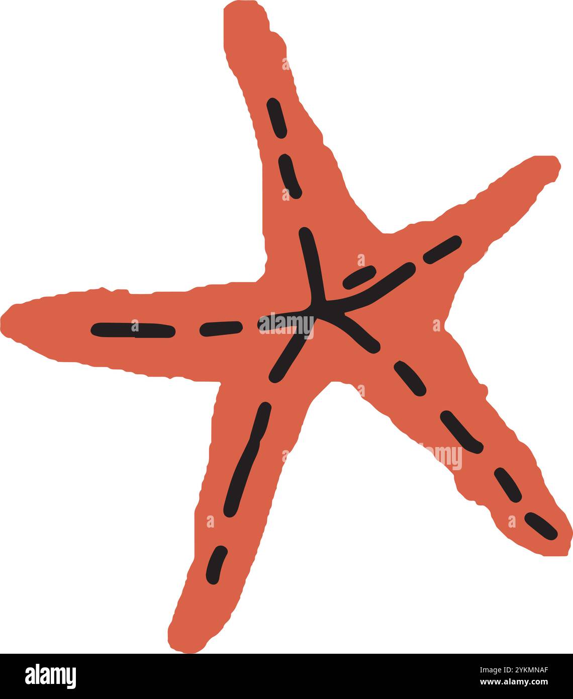 Detailed starfish ocean vector illustration Stock Vector Image & Art ...