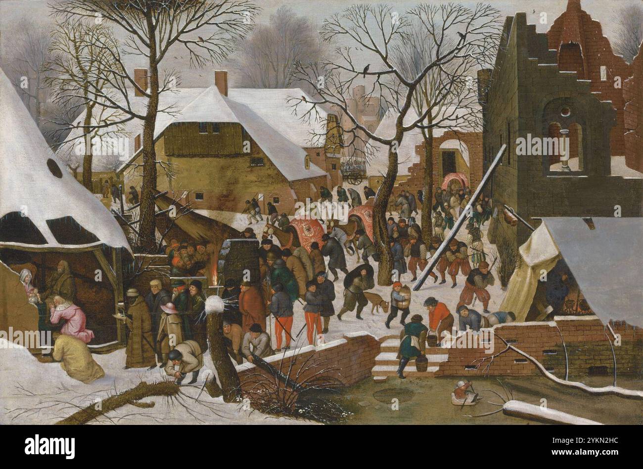 Pieter brueghel the younger the adoration of the magi in the snow
