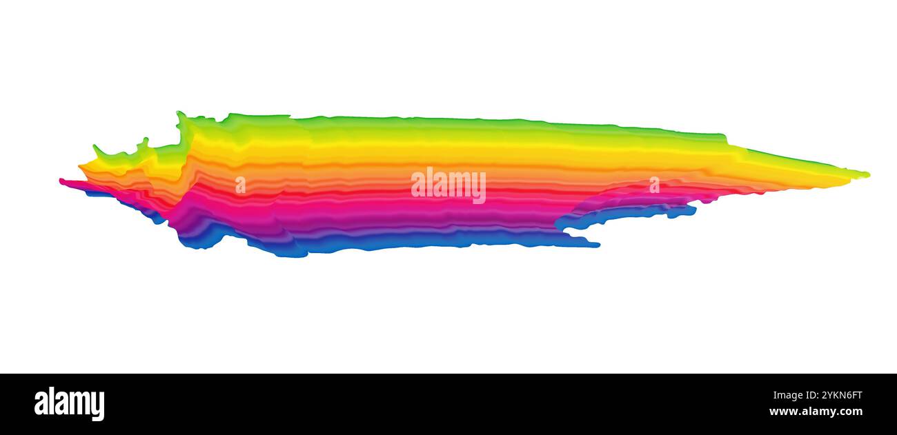 Colorful grunge brush stroke Stock Vector