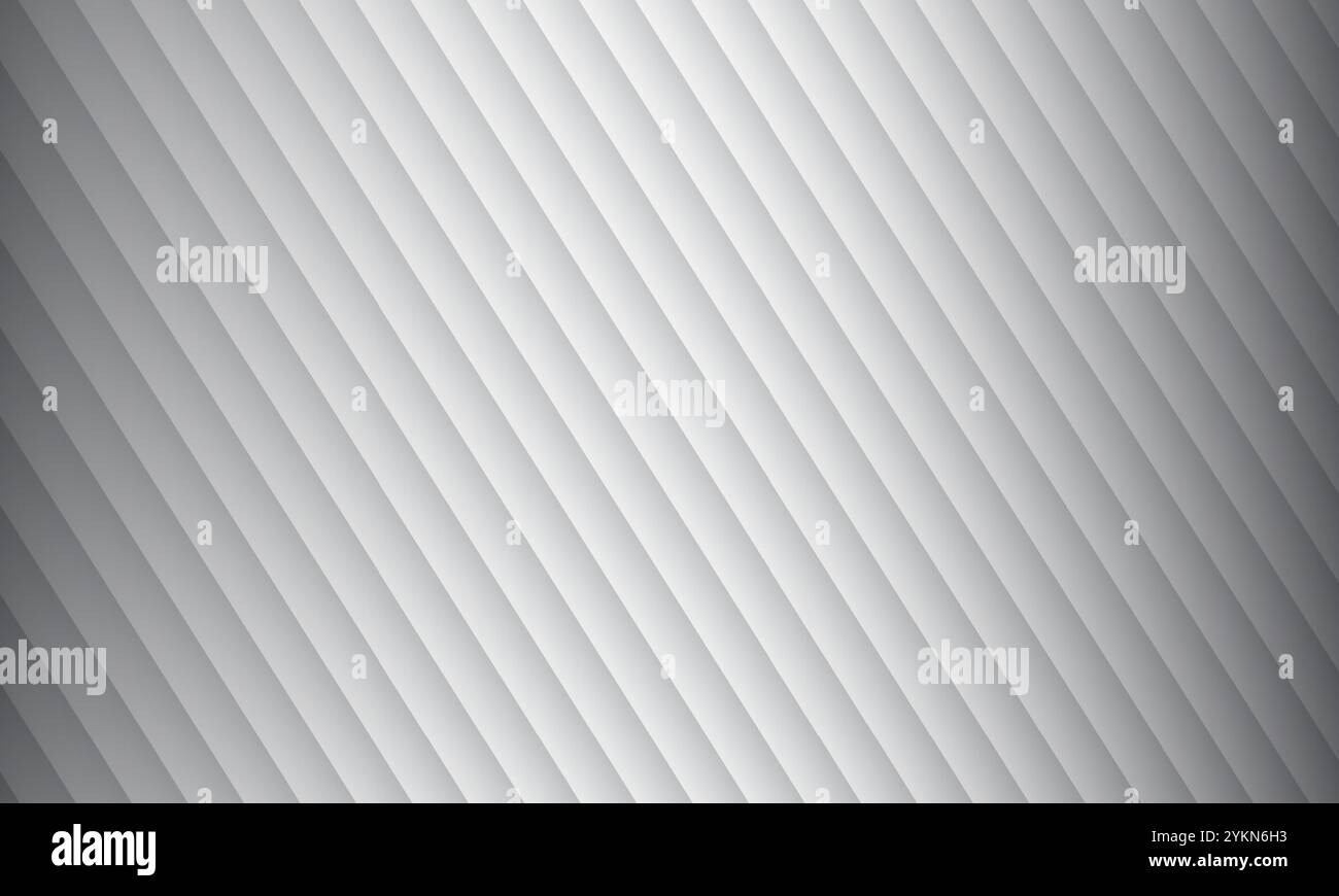 Abstract background with grey diagonal lines Stock Vector