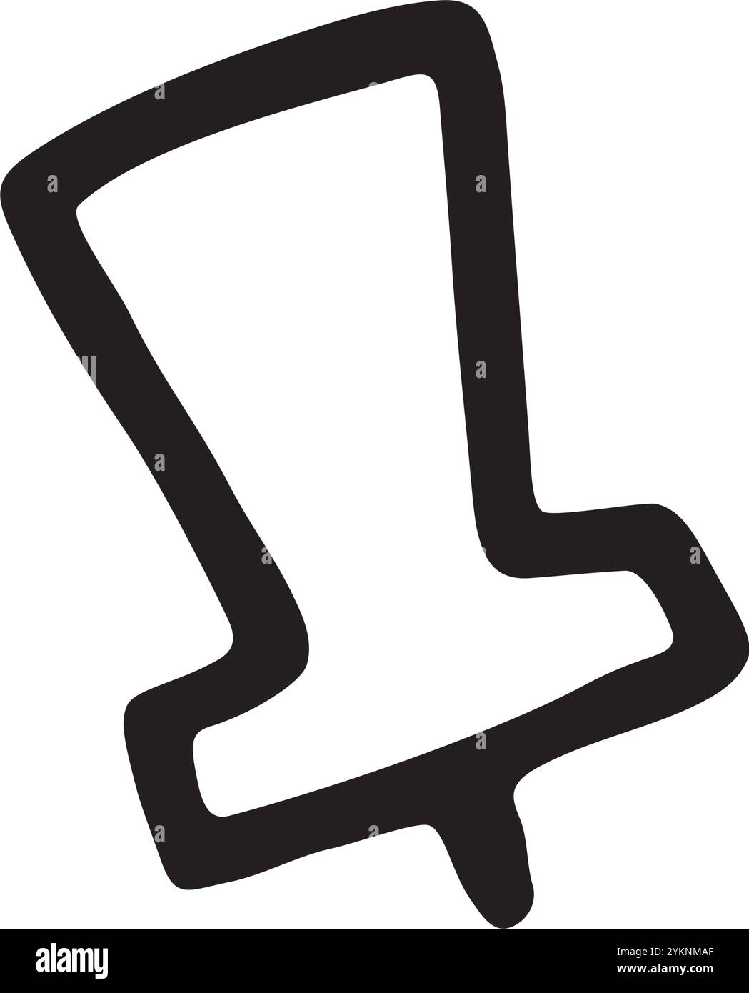 Thumb tack drawing pin Black and White Stock Photos & Images - Alamy