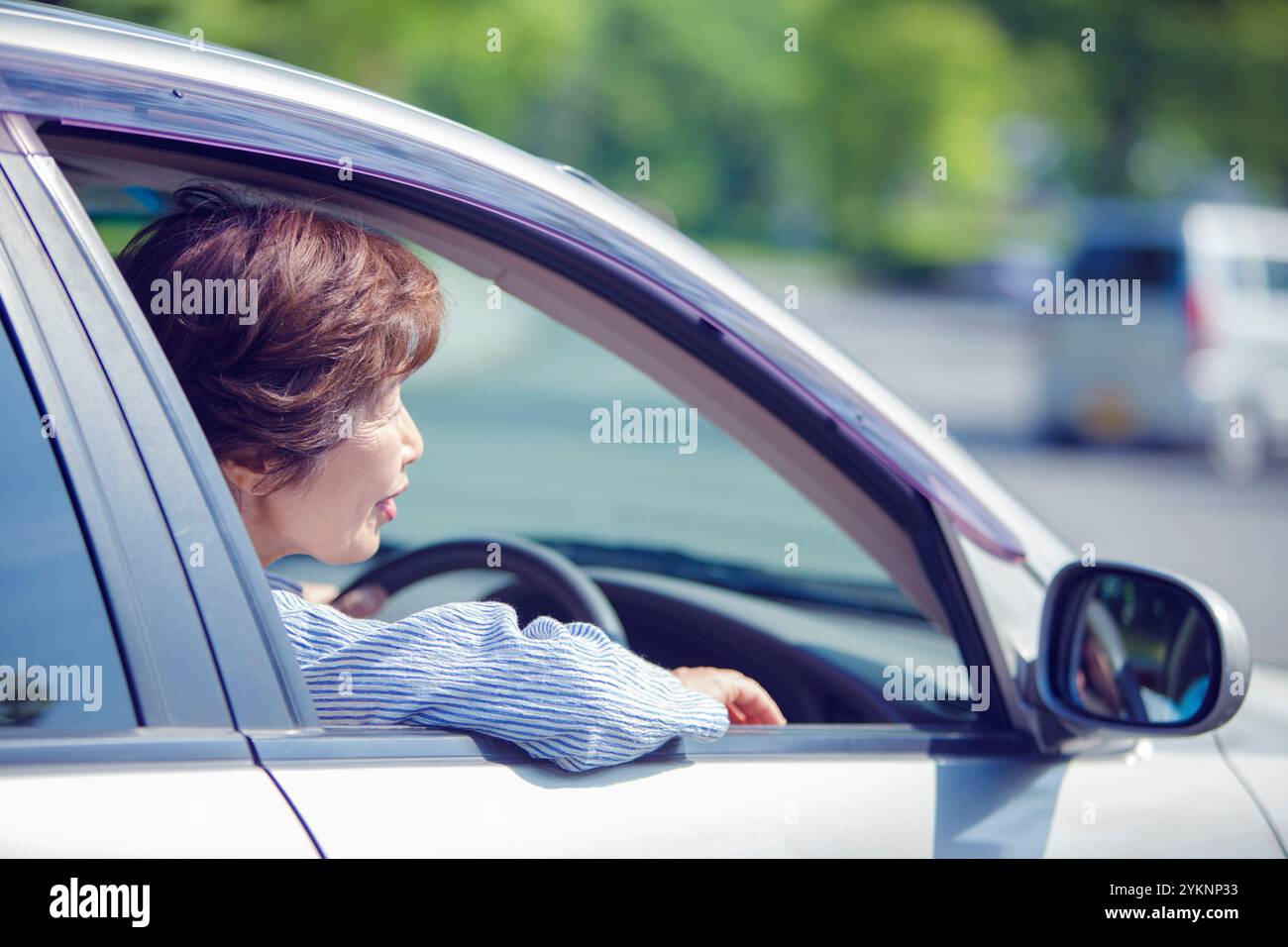 Woman car drivers seat hi-res stock photography and images - Alamy