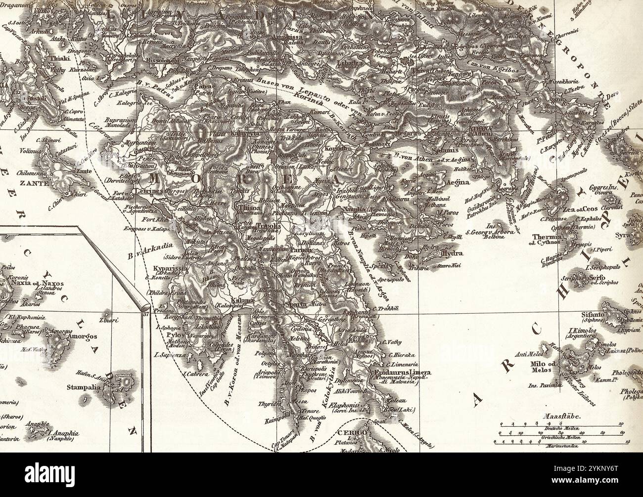 Political map europe 19th century hi-res stock photography and images ...