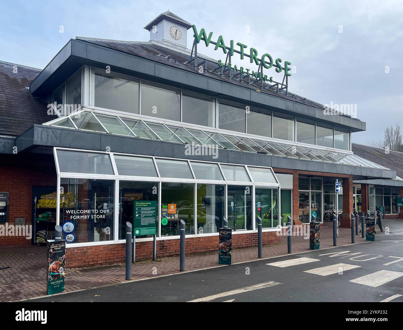 Waitrose Store in Formby Merseyside Stock Photo