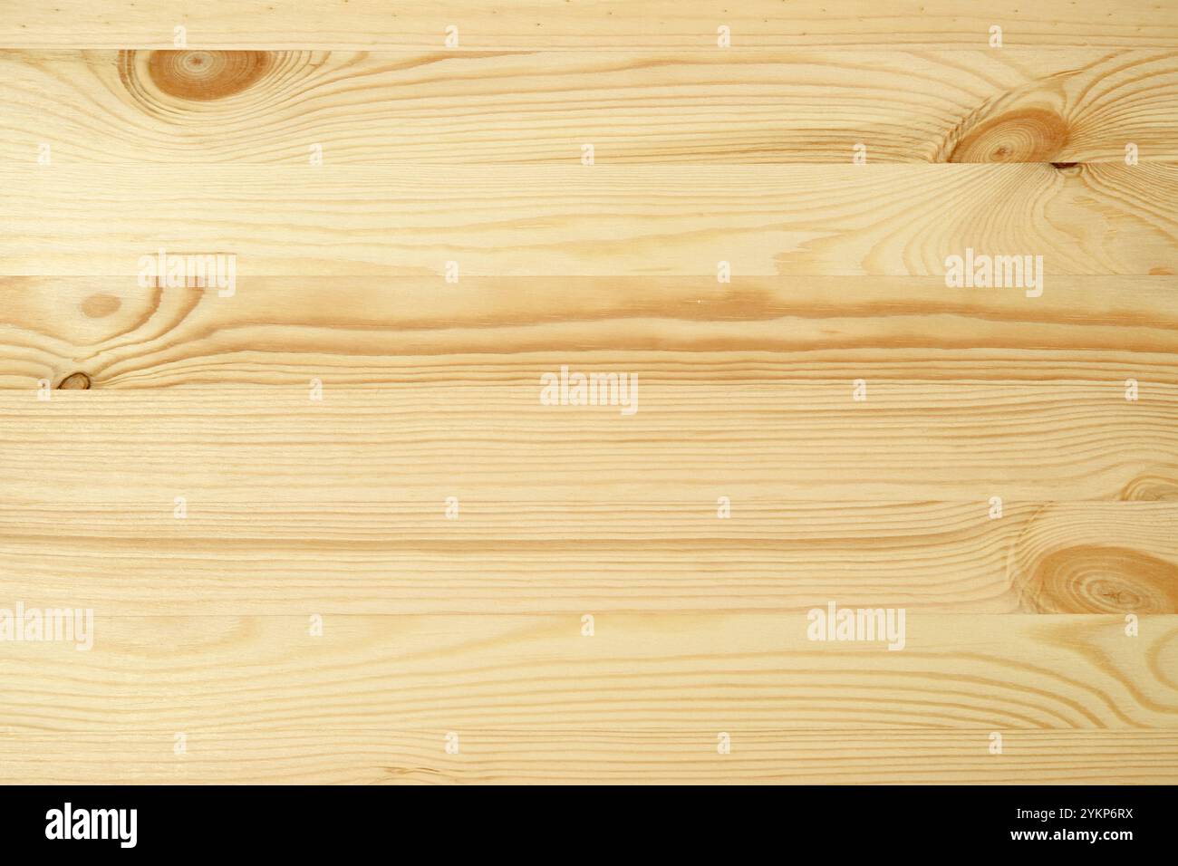 Front view of horizontal patterned light brown wood plank Stock Photo