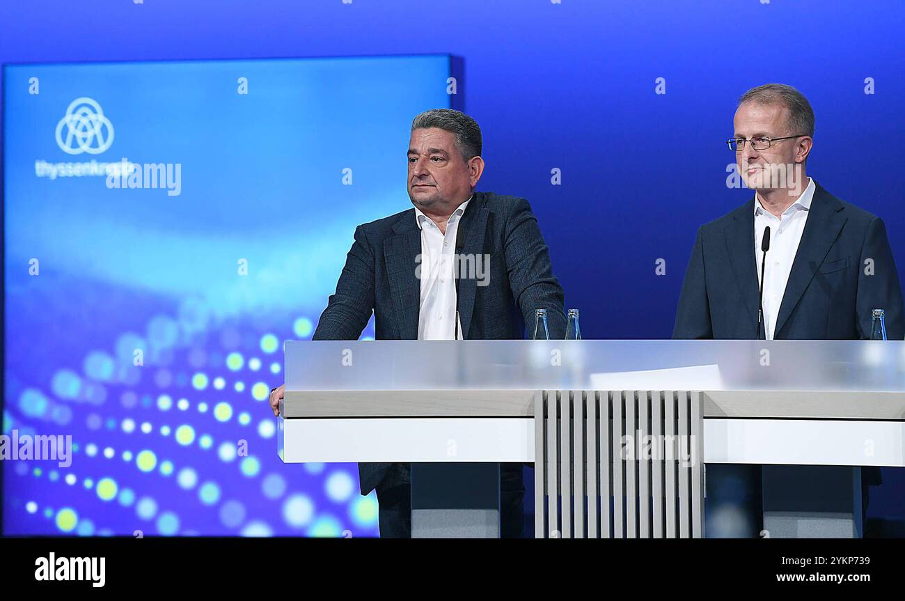 thyssenkrupp Bilanzpressekonferenz am 19.11.2024 im thyssenkrupp ...