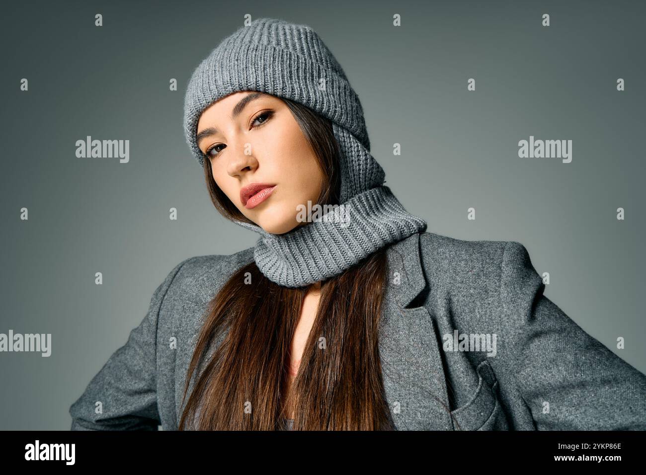 Young woman showcases elegance hi-res stock photography and images - Alamy